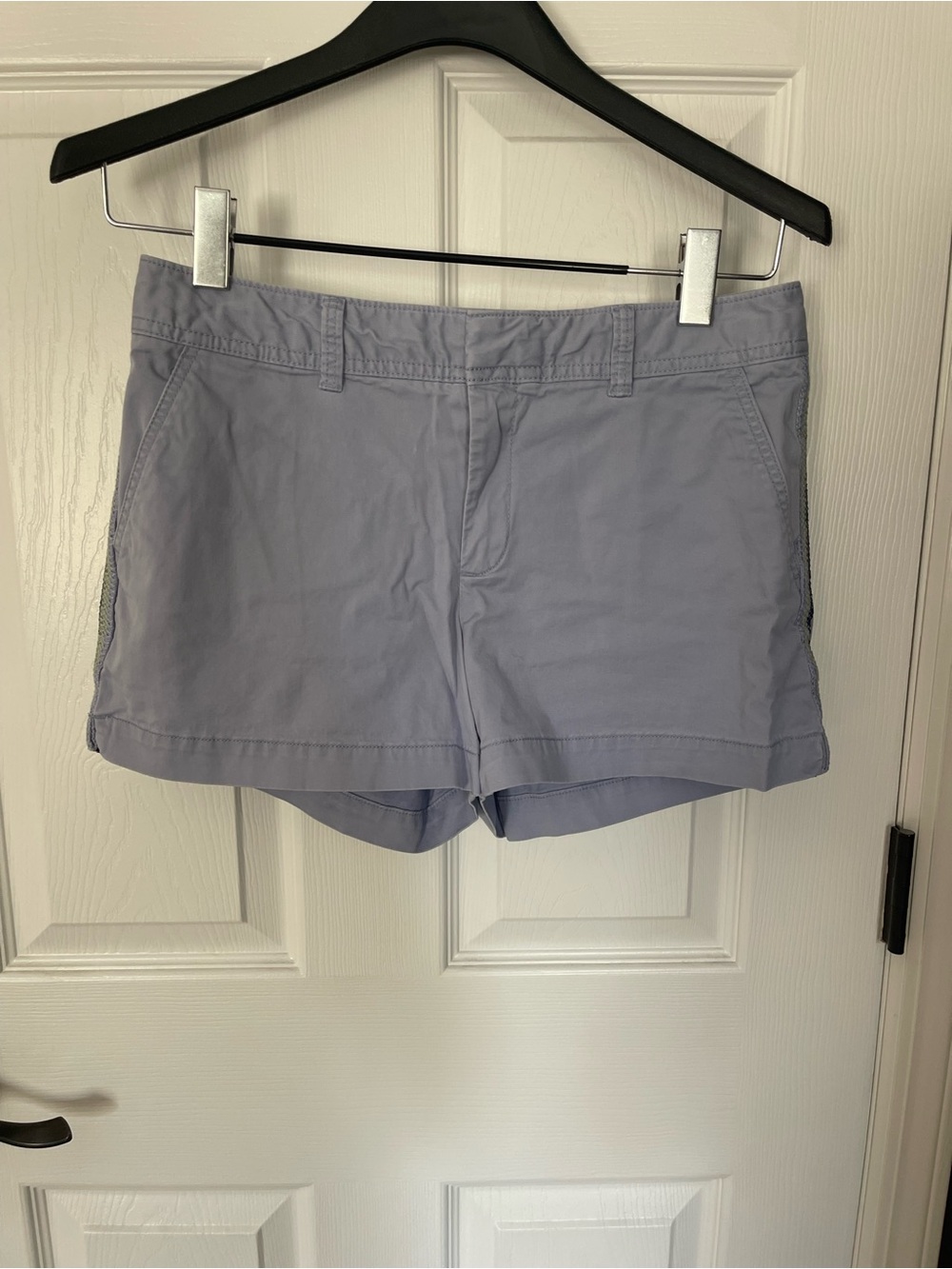 Light Blue Women's Cotton Shorts